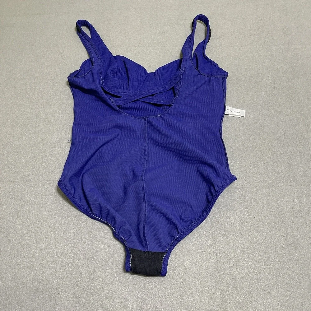 Miraclesuit Womens Royal Blue One Piece Bathing Suit Underwire Cups Swimsuit L* - Picture 13 of 13